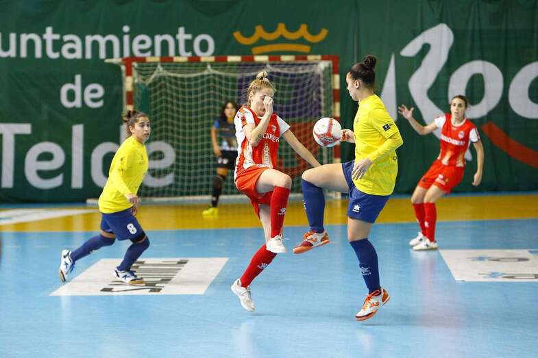 Momento del partido jugado esta tarde en Telde (Foto TA)